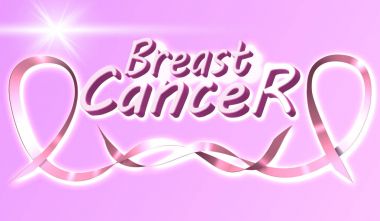 Meme Kanseri Bilinçlendirme şerit arka plan - dosya katmanlı ve kolay düzenleme için küresel renk örnekleri renkleridir.