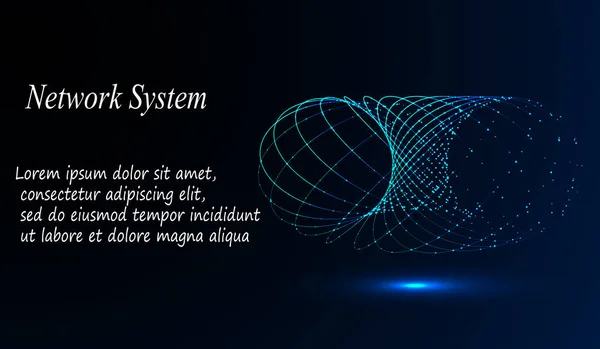 iş veya bilim tanıtımı için 3D geometrik vektör arka plan.