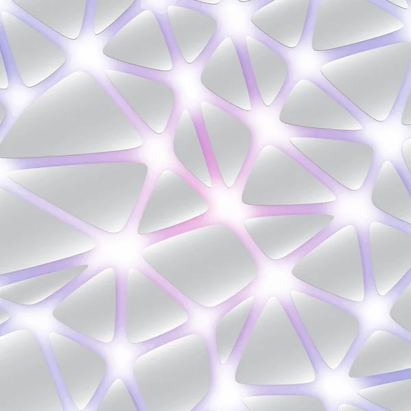 立方体的几何图由 Voronoi 样式中的线段组成。图.3d 插图 — 图库矢量图片