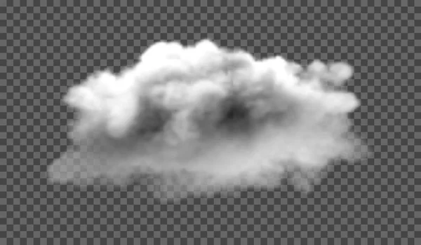 Sis ya da duman izole edilmiş şeffaf özel efekt. Beyaz vektör bulanıklığı, sis veya sis arkaplanı. Vektör illüstrasyonu