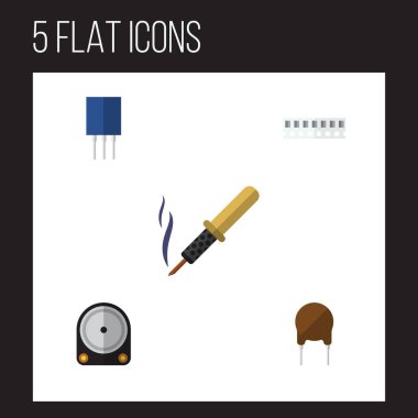 Düz aygıt Hdd, tamir, bellek ve diğer vektör nesneleri kümesi. Lehimleme, elektronik, Hdd öğeleri de içerir.