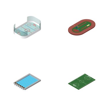 İzometrik eğitim buz oyunlar, çalışma Stadyumu, Havzası ve diğer vektör nesneleri kümesi. Ayrıca hokey, Bahçesi, buz unsurları içerir.