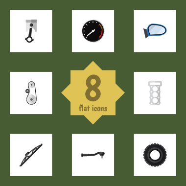 Conrod, otomatik bileşen, tekerlek ve diğer vektör nesnelerini düz bileşen kümesi. Kemer, ön cam, küresel öğeleri de içerir.