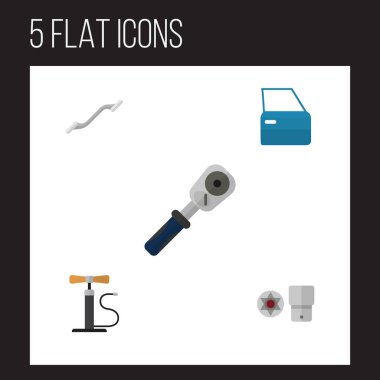 Düz otomatik Turnscrew, çarkı pompa, bağlantı ve diğer vektör nesneleri kümesi. Ayrıca tornavida, Turnscrew, pompa unsurları içerir.