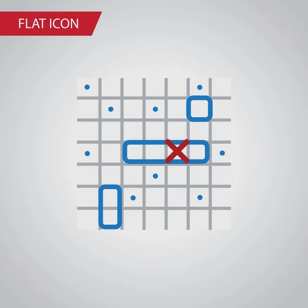 İzole savaş gemisi düz simgesi. Deniz mücadele vektör öğesi kullanılan gemi, savaş, oyun tasarım konsepti için.