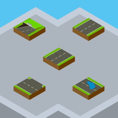 İzometrik yol Plash, Droitisation, metro ve diğer vektör nesneleri kümesi. Ayrıca Lane, Underground, metro öğeleri içerir.