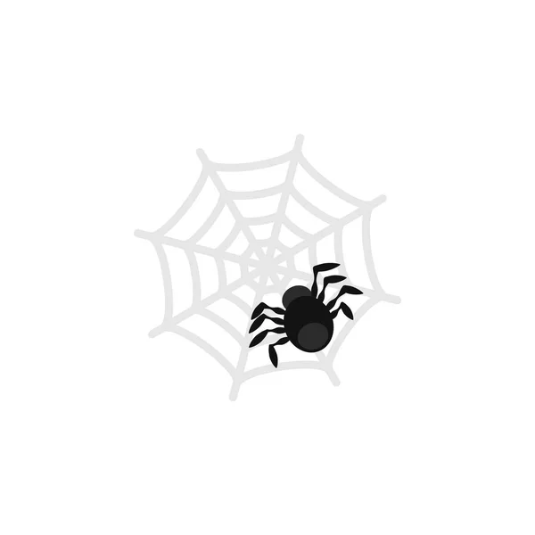 Isoliert spinnenflache Ikone. Spinner-Vektor-Element kann für Spinne, Spinnentier, Spinnwebe-Designkonzept verwendet werden. — Stockvektor