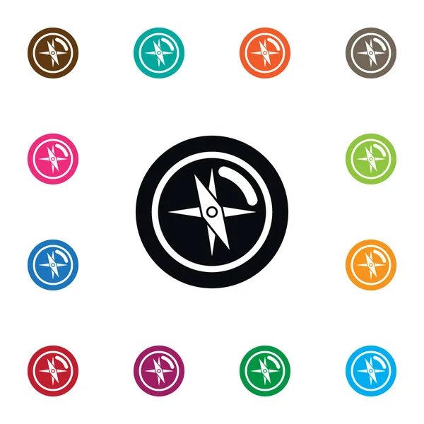 İzole yön simgesi. Pusula vektör öğesi Pusula, yön, okları tasarım konsepti için kullanılabilir.