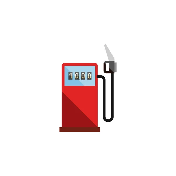 Isolated Gas Station Flat Icon. Petrol Vector Element Can Be Used For Gas, Station, Petrol Design Concept. — Stock Vector