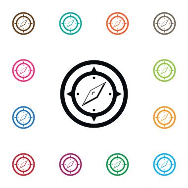 İzole aygıt simgesi. Gezinti vektör öğesi kullanılan gezinti, cihaz, pusula tasarım konsepti için.