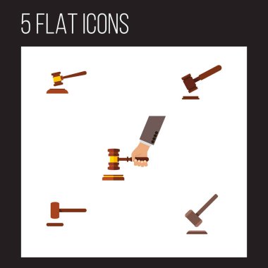 Düz simgesi çekiç kümesi Mahkemesi, çekiç, adalet ve diğer vektör nesneleri. Ayrıca suç, adalet, mahkeme öğeleri içerir.