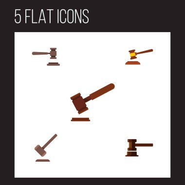 Düz simgesi avukat kümesi Mahkemesi, adalet, çekiç ve diğer vektör nesneleri. Ayrıca mahkeme, mahkeme, adalet öğeleri içerir.