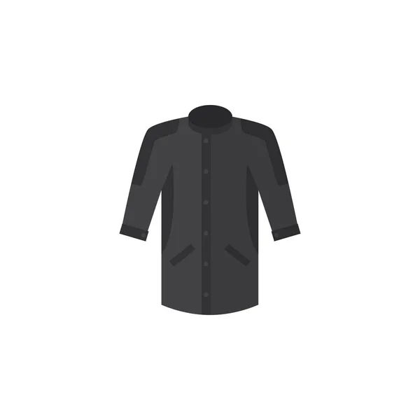 Icono Aislado Kimono Flat. El elemento vectorial uniforme se puede utilizar para Kimono, uniforme, concepto de diseño de ropa . — Vector de stock