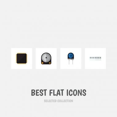 Düz simgesi aygıt kümesi bellek, dönüştürücü, Cpu ve diğer vektör nesneleri. Ayrıca rastgele, içerir mikroişlemci, dönüştürücü elemanları.