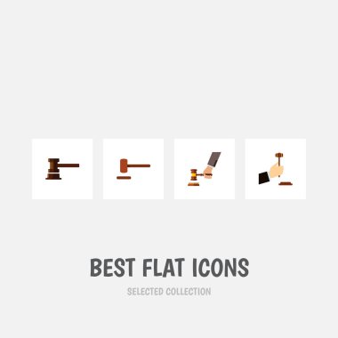 Düz simgesi avukat kümesi savunma, suç, Hükümet Binası ve diğer vektör nesneleri. Ayrıca savunma, hukuk, mahkeme unsurları içerir.