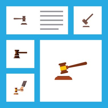 Düz simgesi mahkeme mahkeme, suç, Hükümet Binası ve diğer vektör nesneleri kümesi. Ayrıca savunma, hukuk, adalet öğeleri içerir.
