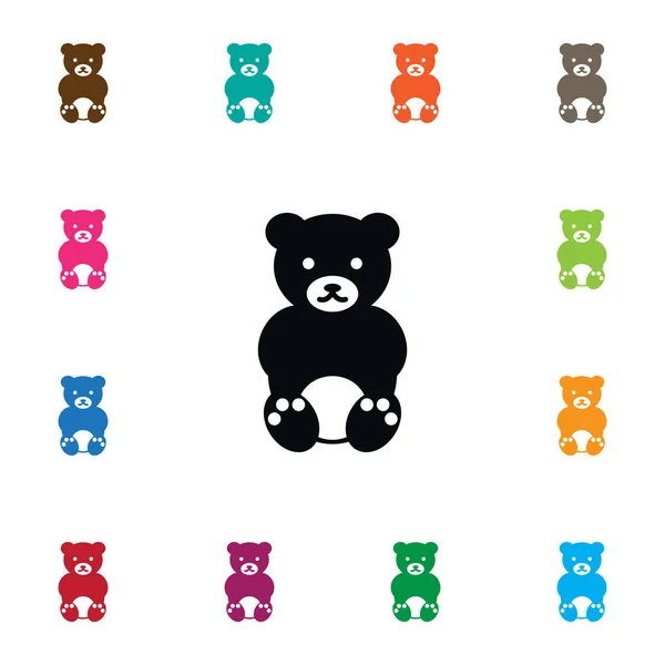 Isolated Teddy Icon. Bruin Vector Element Can Be Used For Teddy, Bruin, Bear Design Concept. — Stock Vector