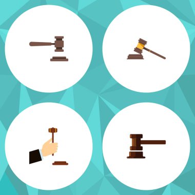 Düz simgesi mahkeme mahkeme, hükümet konağı, yasal ve diğer vektör nesneleri kümesi. Ayrıca mahkeme, çekiç, hukuk öğeleri içerir.