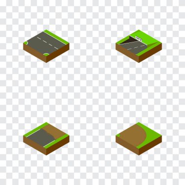 İzometrik Road, aşağı doğru bitmemiş ayarlı, metro ve diğer vektör nesneleri. Ayrıca aşağı doğru metro, tamamlanmamış öğeleri içerir.