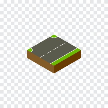 İzometrik izole. Yukarı doğru vektör öğesi olabilir için yol tasarım konsepti, yukarı, kullanılan.