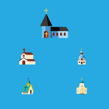 Christian, din, kilise ve diğer vektör nesnelerini düz simge Christian seti. Ayrıca Hıristiyan, mimari, kilise öğeleri içerir.