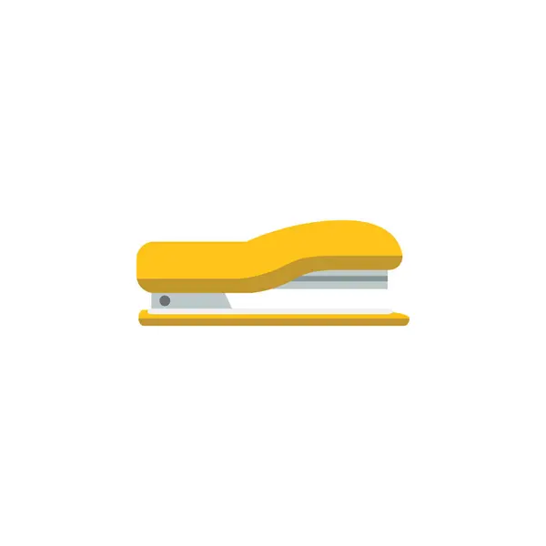 Stapler Flat Icon aislado. Suministros El elemento vectorial se puede utilizar para grapas, suministros, concepto de diseño de herramientas . — Vector de stock