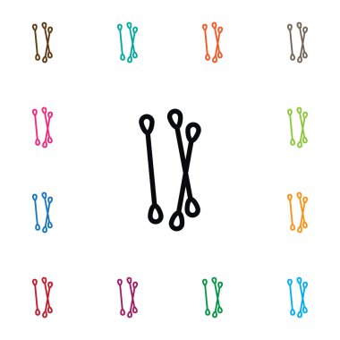 İzole pamuk Bud simgesi. Hijyen vektör öğesi kullanılan pamuk, Bud, hijyen tasarım konsepti için.