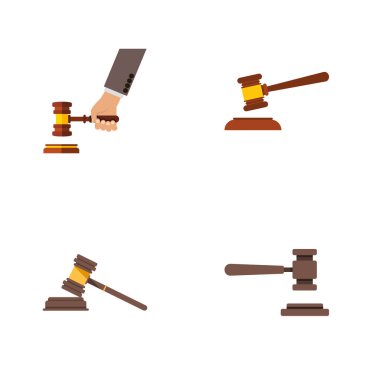 Düz simgesi çekiç kümesi çekiç, hukuk, suç ve diğer vektör nesneleri. Ayrıca yasal, çekiç, hukuk unsurları içerir.