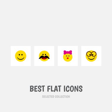 Düz simgesi hareket kümesini sevinç, okşa, keyifli ve diğer vektör nesneleri. Ayrıca Joy, bıyık, öpücük unsurları içerir.