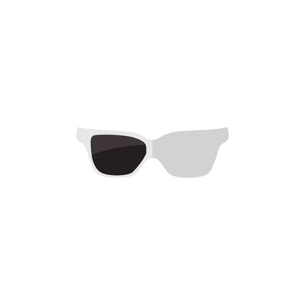 Gafas de sol aisladas Flat Icon. El elemento del vector de los anteojos se puede utilizar para los anteojos, las gafas de sol, el concepto de diseño de los anteojos . — Vector de stock