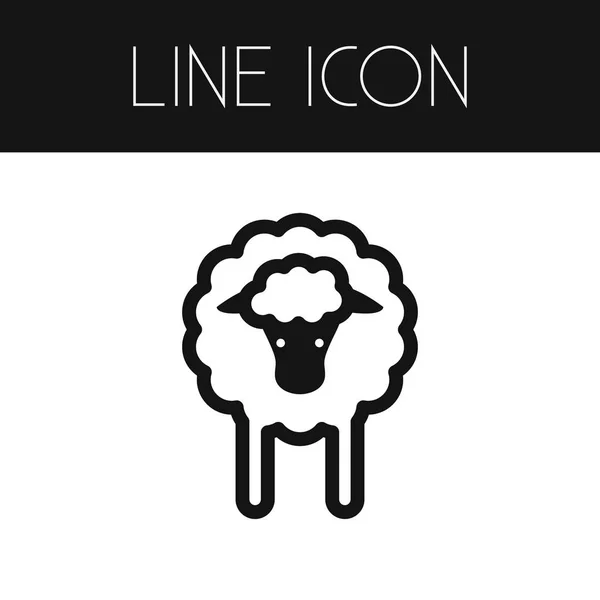 Abbildung einer Lamm-Kontur — Stockvektor © Richman21 #98271276