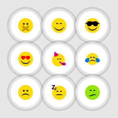 Düz simgesi jest parti zamanı ifade, soğuk terler, aşk ve diğer vektör nesneleri kümesi. Ayrıca uyku, parti, uykuda unsurları içerir.