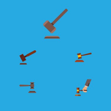 Düz simgesi Mahkemesi adalet, hukuk, mahkeme ve diğer vektör nesneleri kümesi. Ayrıca suç, mahkeme, yasal unsurları içerir.