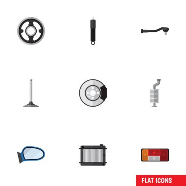 Düz simgesi otomatik kümesi far, Metal, araba Segment ve diğer vektör nesneleri. Ayrıca Kalorifer, Metal, yanma unsurları içerir.