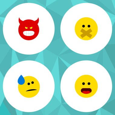 Merak ediyorum, gözyaşları, sus ve diğer vektör nesnelerini düz simgesi hareket kümesini. Ayrıca üzgün, içerir yüz, sessiz ol öğeleri.