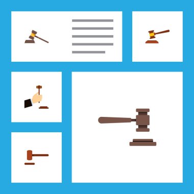 Düz simgesi Mahkemesi hukuk, mahkeme, savunma ve diğer vektör nesneleri kümesi. Ayrıca savunma, mahkeme, yasal unsurları içerir.