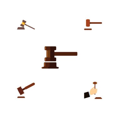 Düz simgesi mahkeme hükümet binası, adalet, savunma ve diğer vektör nesneleri kümesi. Ayrıca savunma, çekiç, adalet unsurları içerir.