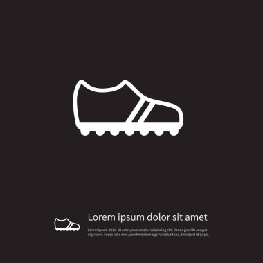 İzole lastikbotlar simgesi. Vektör öğesi-ebilmek var olmak kullanılmış için spor ayakkabısı çalışan, lastikbotlar, Ayakkabı tasarım konsepti.