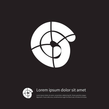 İzole haddelenmiş et simge. Salam vektör öğesi için haddelenmiş, sosis, Budak tasarım konsepti kullanılabilir.