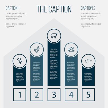 Anahat doğa kümesi kuzu, fil, kirpi ve diğer vektör nesneleri. Ayrıca Ewe, horoz, hatlı unsurları içerir.