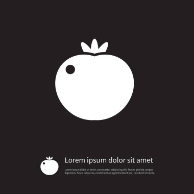 İzole gıda simgesi. Taze vektör öğesi kullanılan taze, domates, gıda tasarım konsepti için.
