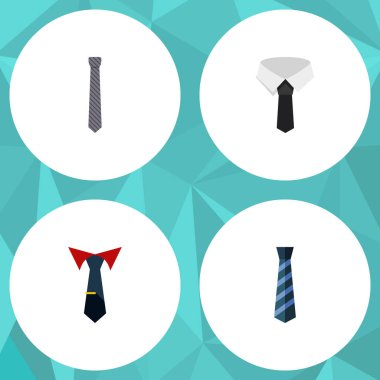 Düz Cravat, yaka, terzilik, simge kravat seti ve diğer vektör nesneleri. Ayrıca Tekstil, yaka, kravat öğeleri içerir.