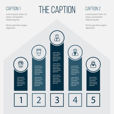 Anahat kişi kişi, Molla, insan ve diğer vektör nesneleri kümesi. Şef, Gastronomi, adam öğeleri de içerir.