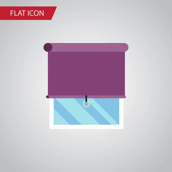 Aislado Balcón Icono Piso. El elemento vectorial del acristalamiento se puede utilizar para el balcón, la ventana, el concepto del diseño de la cortina . — Vector de stock