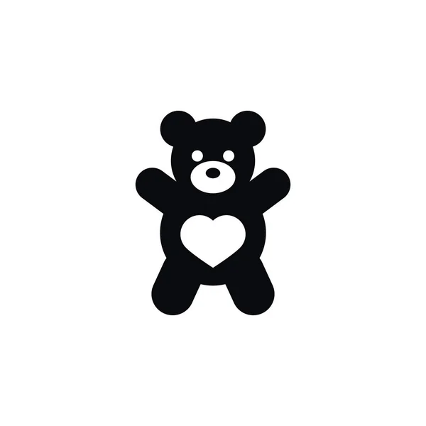 İzole bebek simgesi. Teddy vektör öğesi kullanılan Teddy, ayı, Bebek tasarım konsepti için.