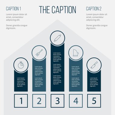 Anahat gıda kümesi Potholder, hamur, zamanlayıcı ve diğer vektör nesneleri. Chronometre, inişli çıkışlı, bıçak öğeleri de içerir.