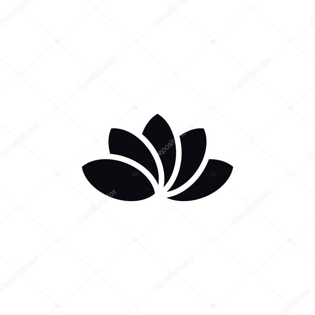 Isolated Lotus Icon. Water Lily Vector Element Can Be Used For Lotus, Water, Lily Design Concept.