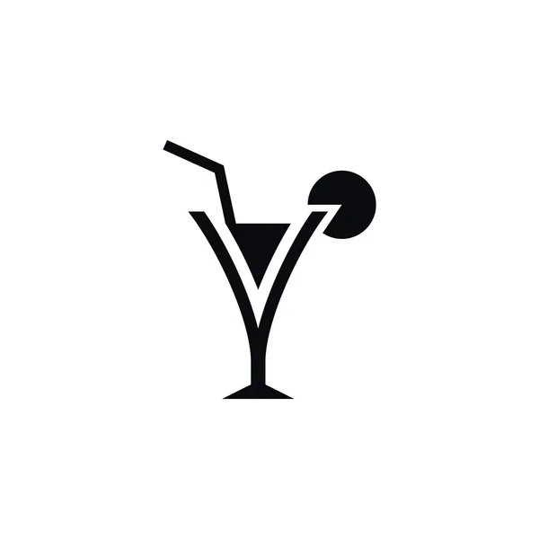 İzole Margarita simgesi. Parti vektör öğesi kullanılan kokteyl, parti, Margarita tasarım konsepti için.