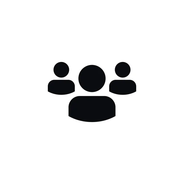 Izolované lidi ikona. Prvek vektoru skupiny lze použít pro skupinu, lidé, koncepce designu týmu. — Stockový vektor
