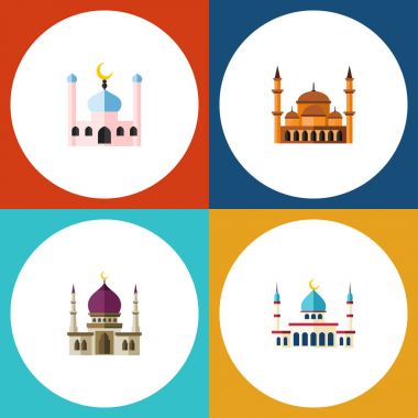 Düz simgesi Minare Islam, geleneksel, Müslüman ve diğer vektör nesneleri kümesi. Ayrıca Müslümanlık, geleneksel, Minare öğeleri içerir.